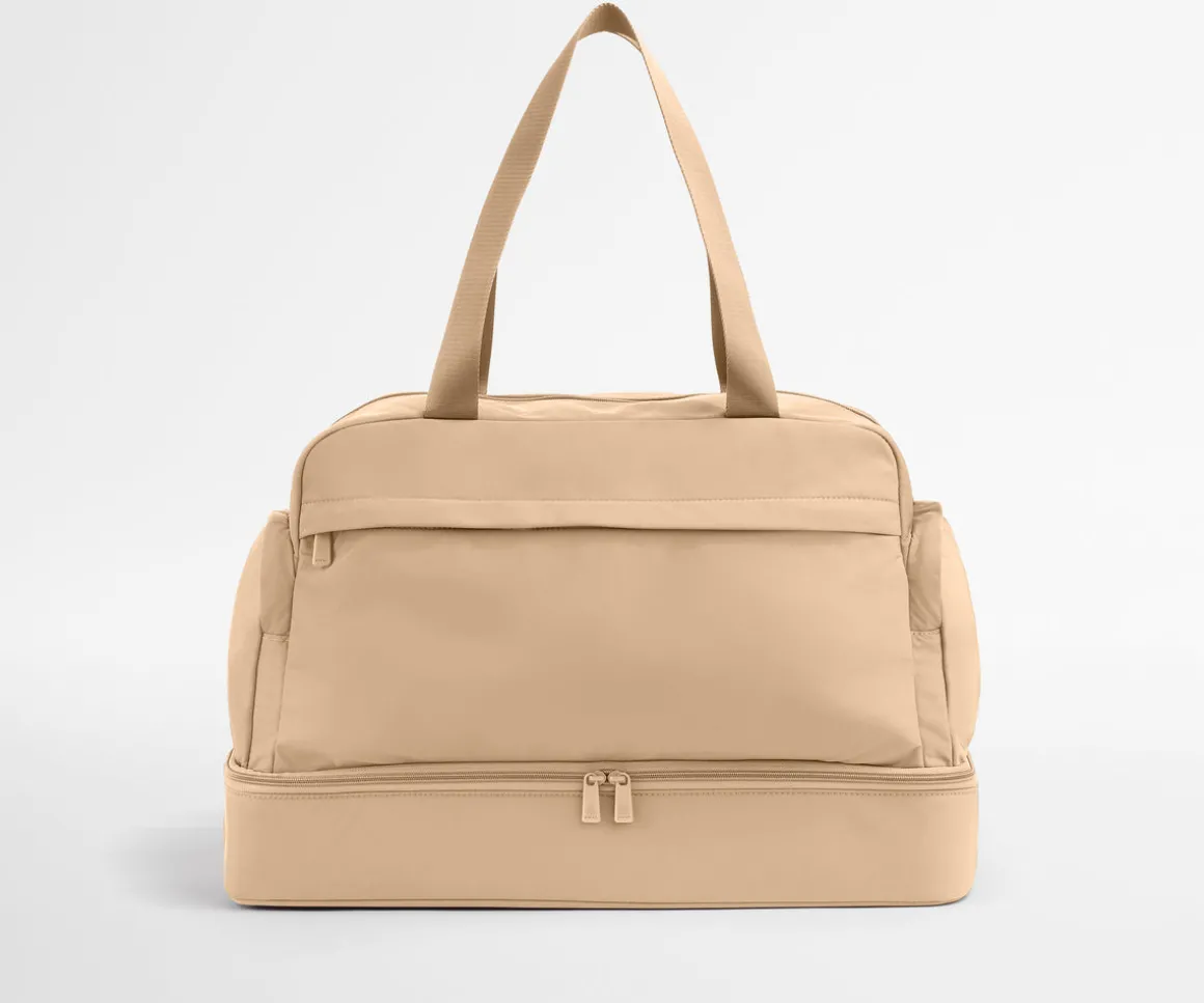 Featherlight Weekender in Camel Brown