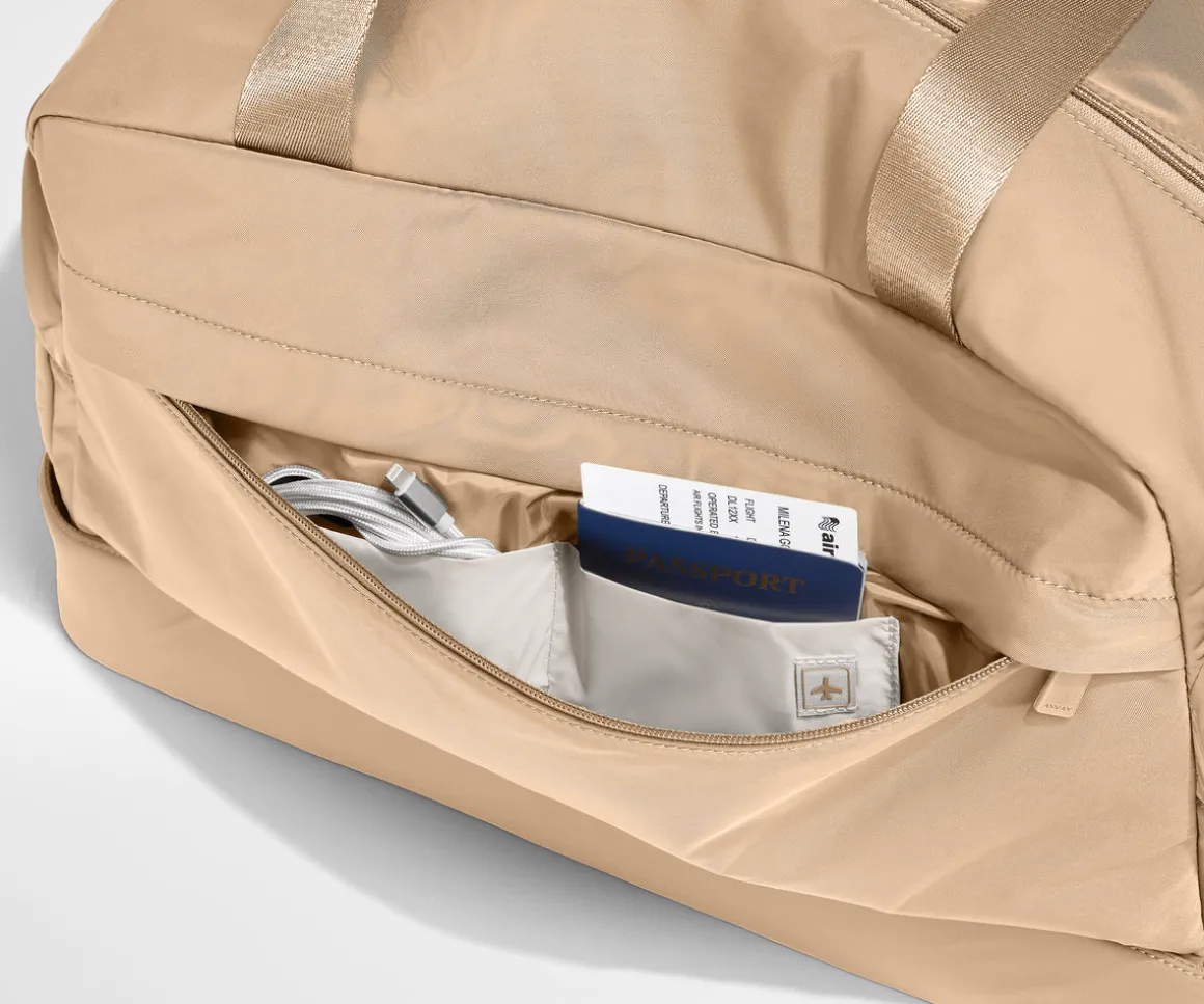 Featherlight Weekender in Camel Brown