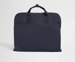 Garment Bag in Navy Blue