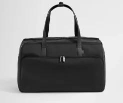 Garment Duffle in Jet Black
