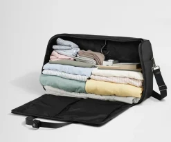 Garment Duffle in Jet Black