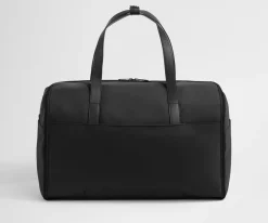Garment Duffle in Jet Black