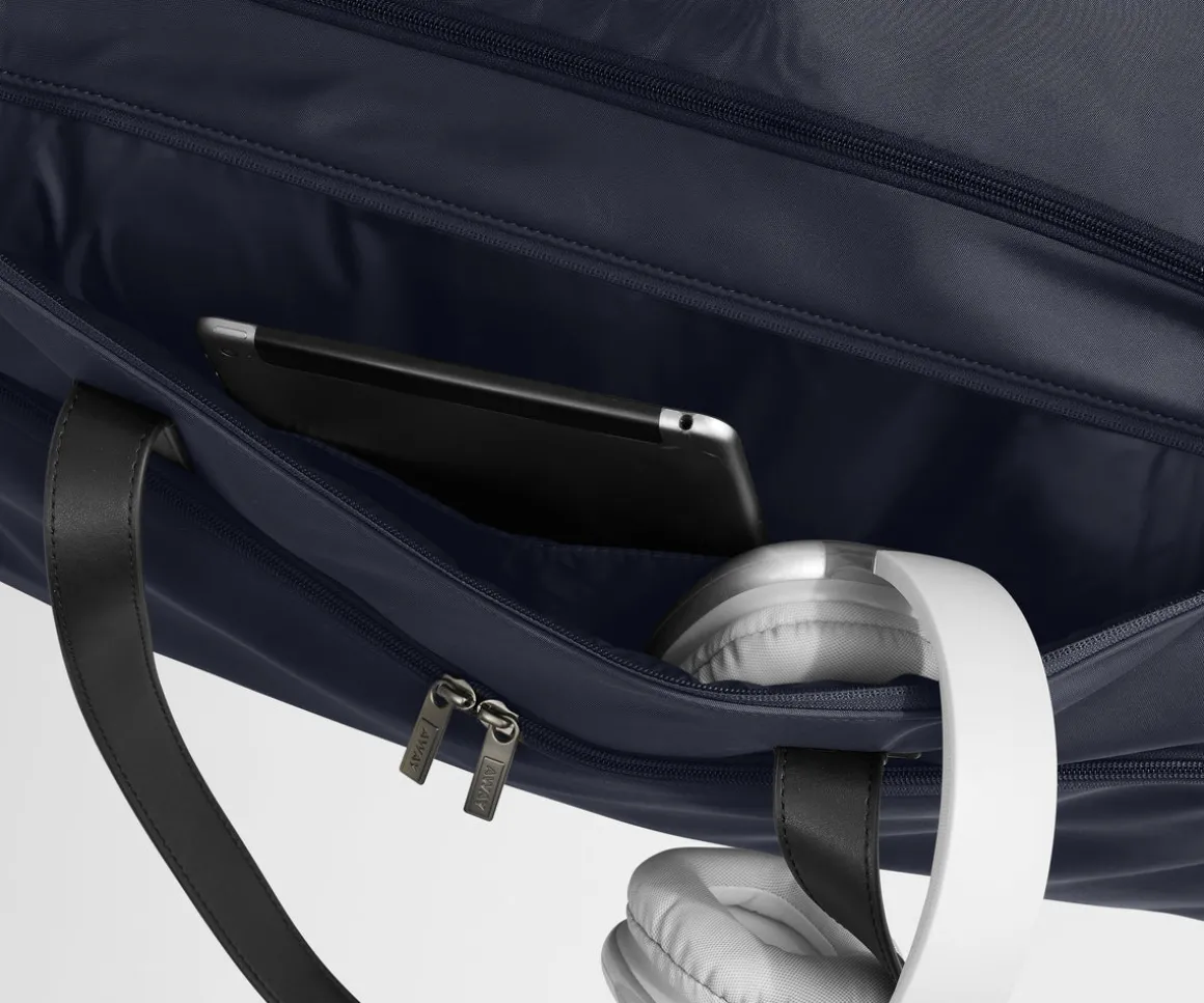 Garment Duffle in Navy Blue