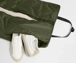 Garment Duffle in Olive Green