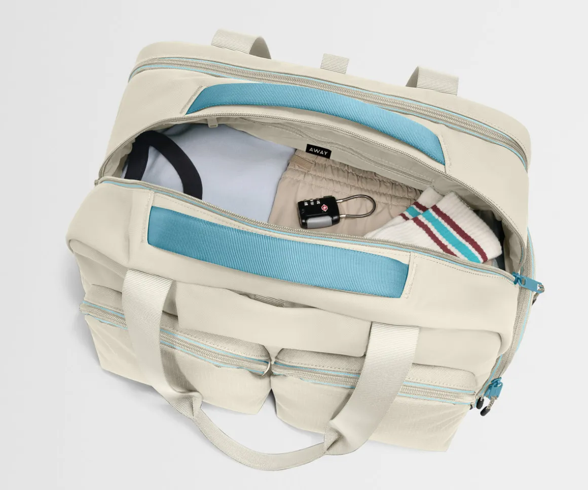 Gym Bag in Salt White