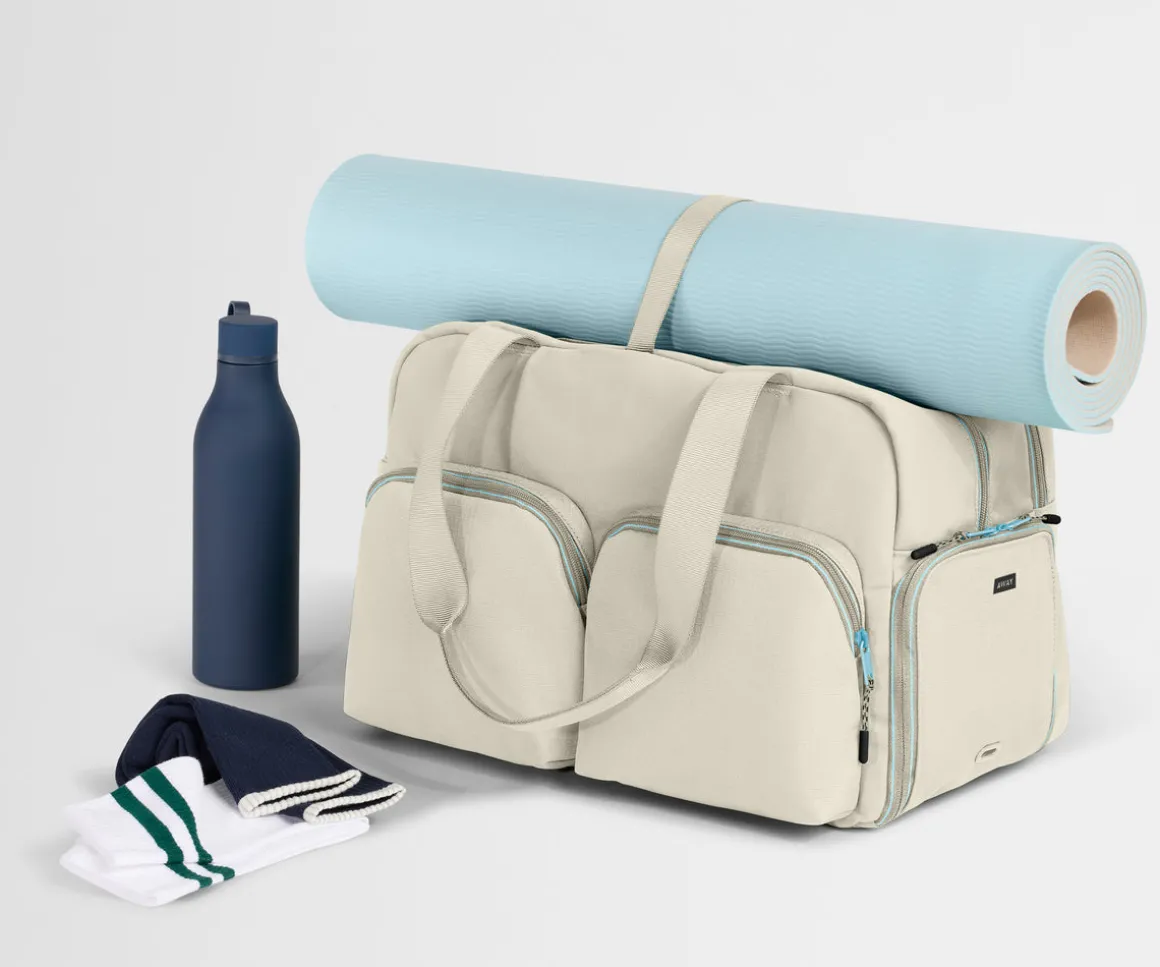 Gym Bag in Salt White