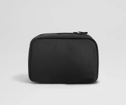 Hanging Toiletry Bag in Jet Black