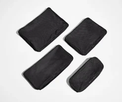 Insider Packing Cubes (Set of 4) in Jet Black