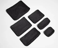 Insider Packing Cubes (Set of 6) in Jet Black