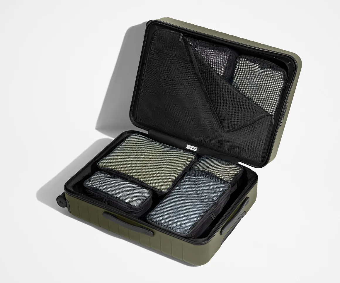 Insider Packing Cubes (Set of 6) in Jet Black