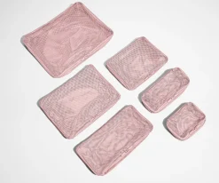 Insider Packing Cubes (Set of 6) in Blush Pink