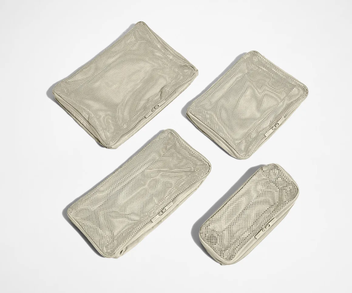 Insider Packing Cubes (Set of 4) in Salt White