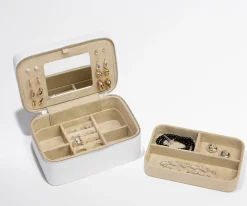 Keepsake Jewelry Case in Pearl White