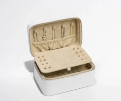 Keepsake Jewelry Case in Pearl White