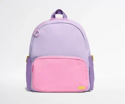 Kids Backpack in Butterfly Purple