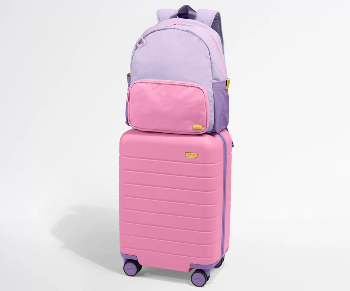 Kids Backpack in Butterfly Purple