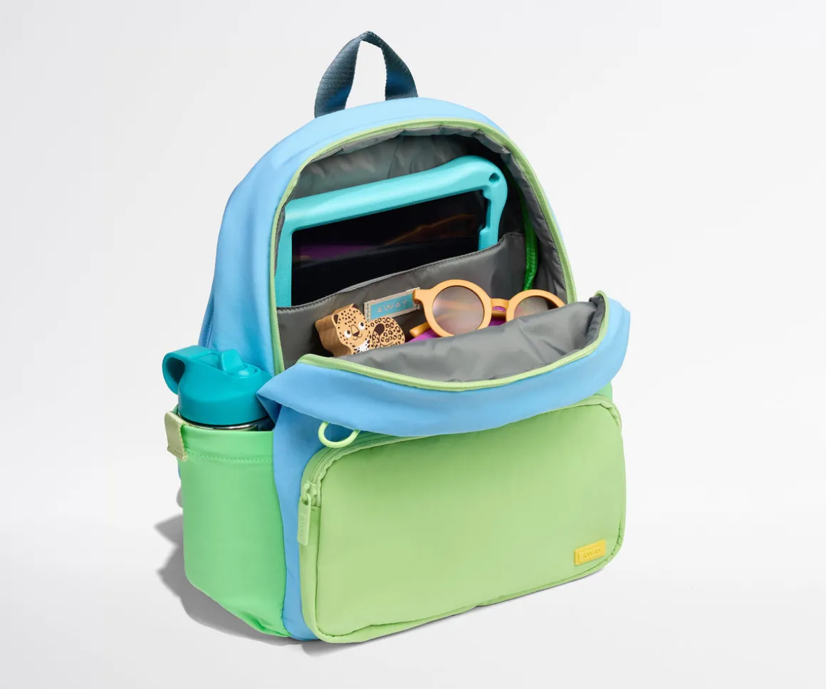 Kids Backpack in Dragonfly Blue