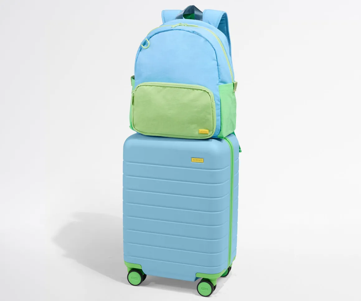 Kids Backpack in Dragonfly Blue