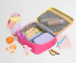 Kids Lunch Box in Cotton Candy Pink