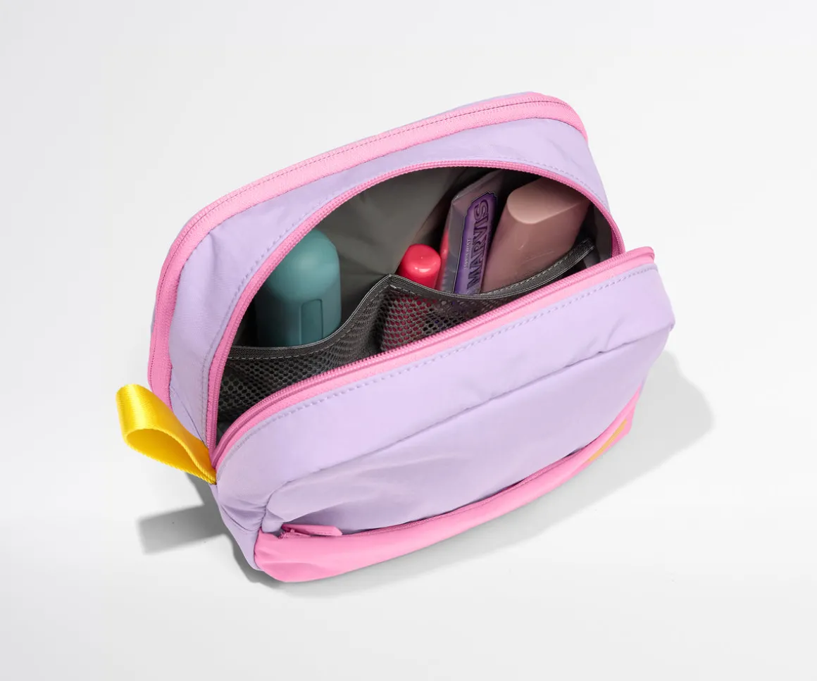 Kids Toiletry Bag in Butterfly Purple
