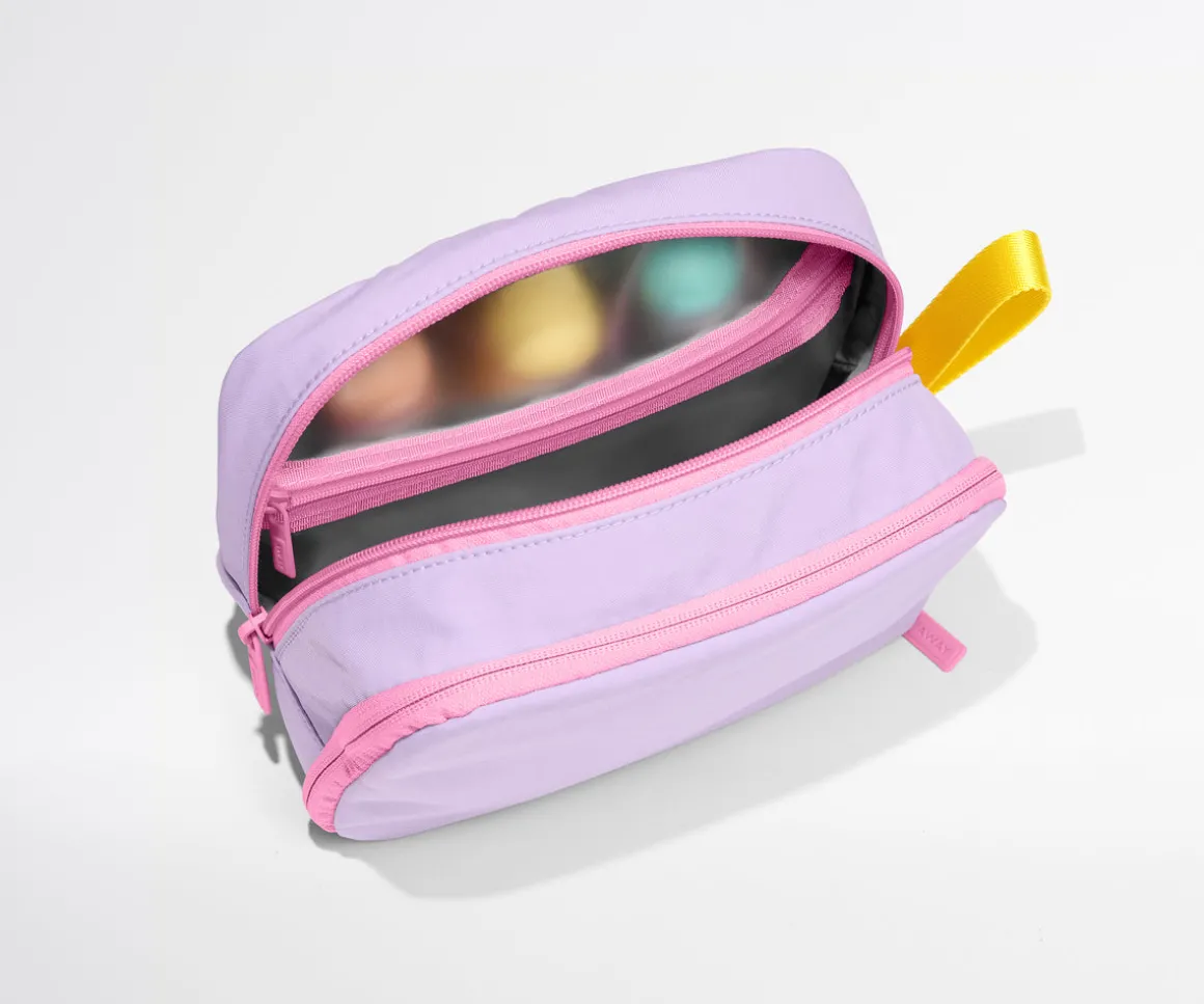 Kids Toiletry Bag in Butterfly Purple