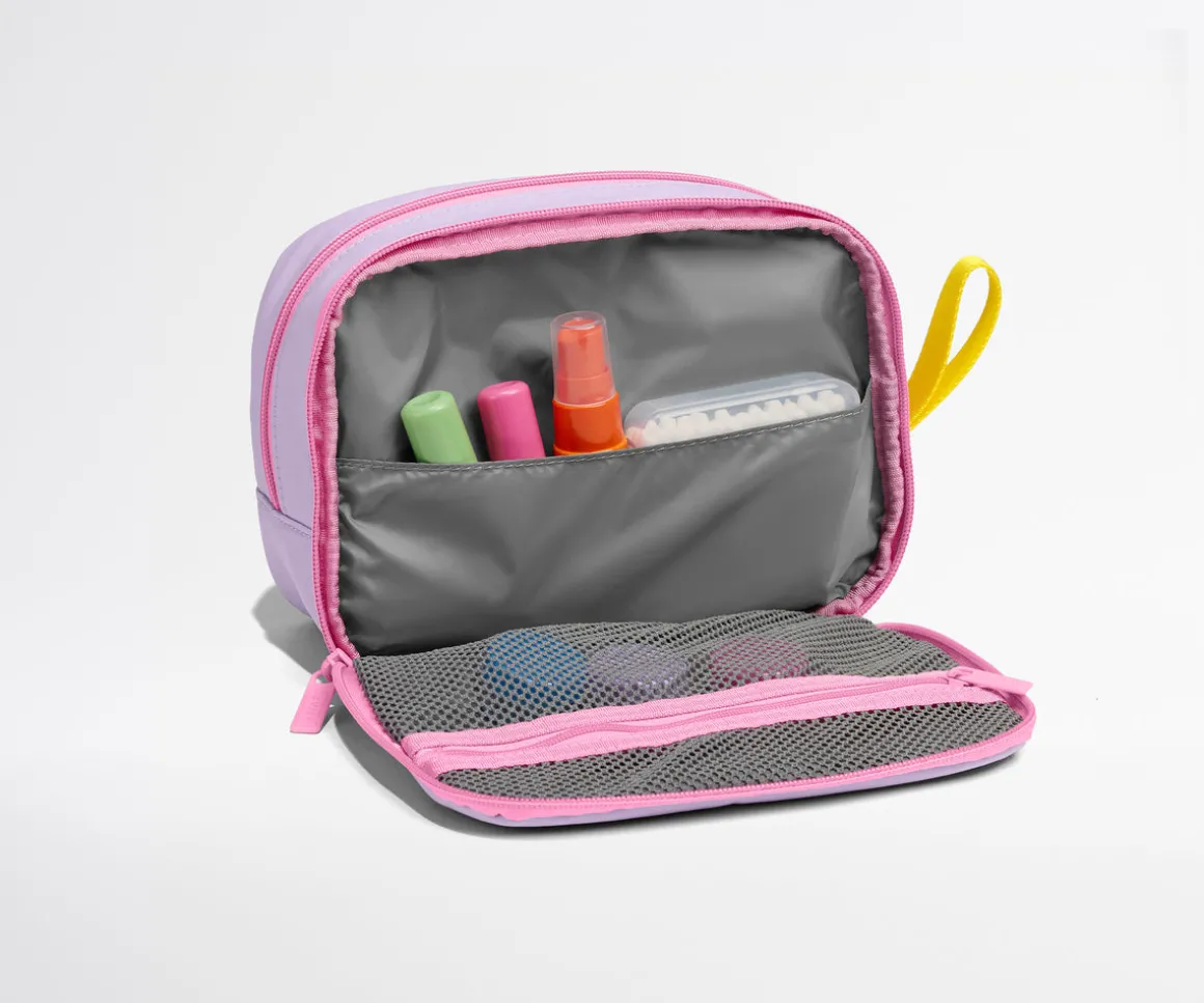 Kids Toiletry Bag in Butterfly Purple