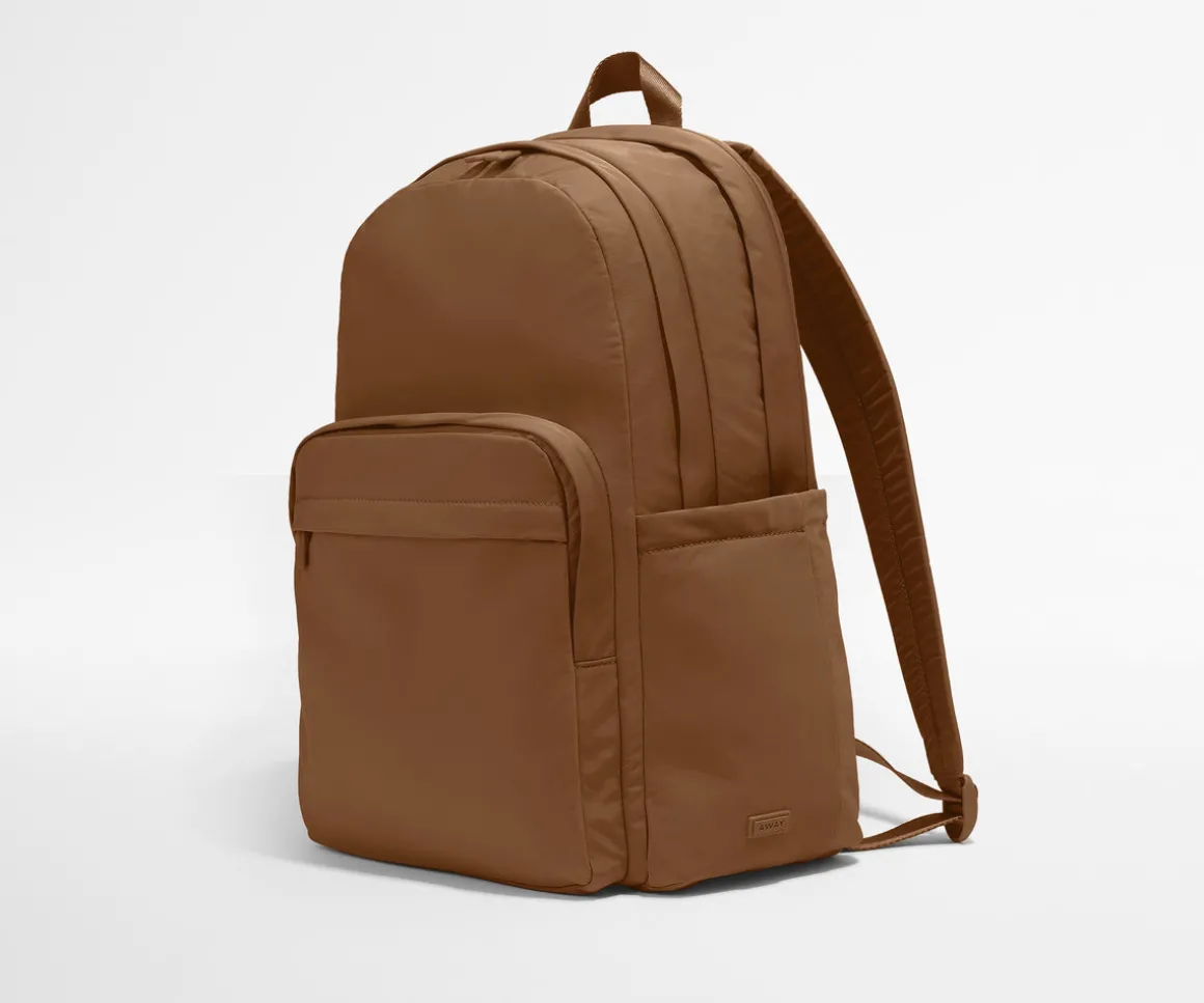 Large Featherlight Backpack in Amaro Brown