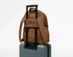 Large Featherlight Backpack in Amaro Brown