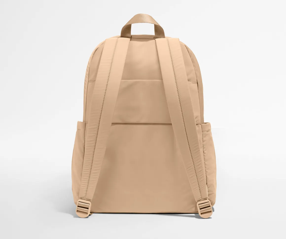 Large Featherlight Backpack in Camel Brown