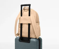 Large Featherlight Backpack in Camel Brown