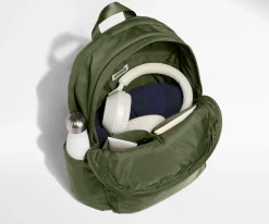 Large Featherlight Backpack in Olive Green