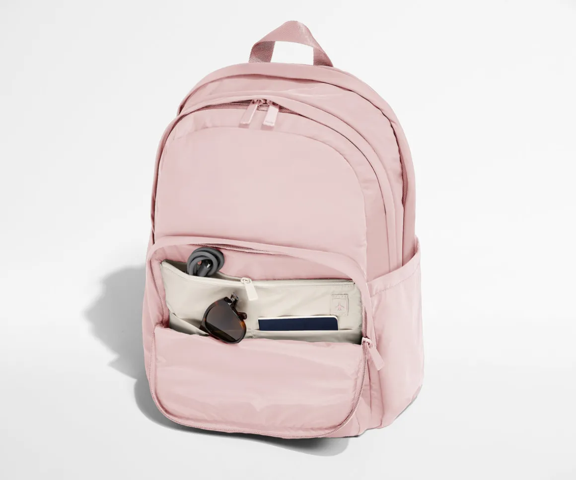 Large Featherlight Backpack in Blush Pink