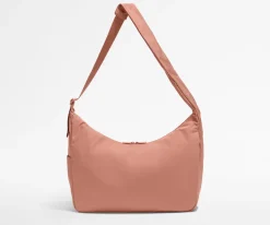 Large Featherlight Crossbody in Clay Pink