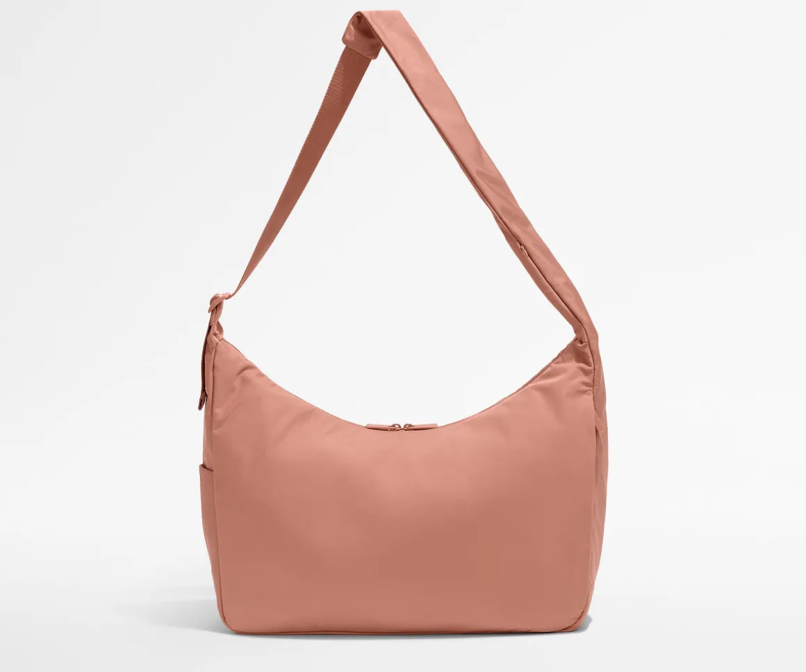 Large Featherlight Crossbody in Clay Pink