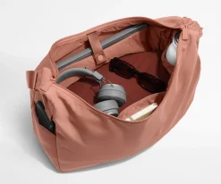 Large Featherlight Crossbody in Clay Pink