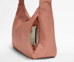 Large Featherlight Crossbody in Clay Pink