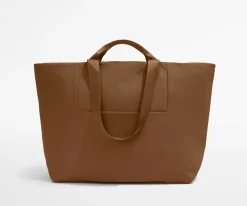 Large Featherlight Tote in Amaro Brown