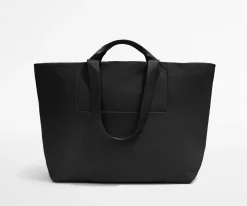 Large Featherlight Tote in Jet Black