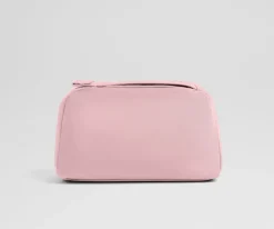 Large Toiletry Bag in Blush Pink
