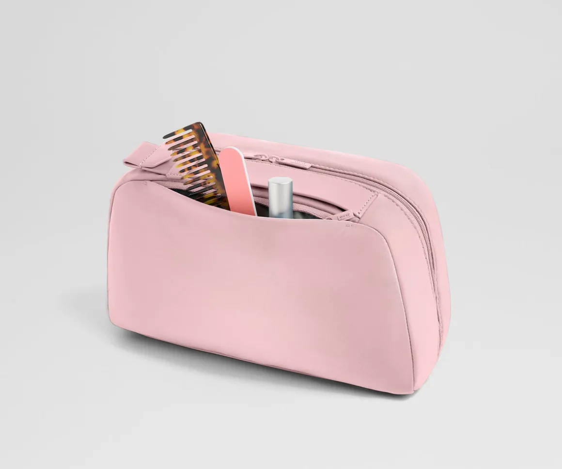 Large Toiletry Bag in Blush Pink