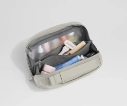 Large Toiletry Bag in Cloud Gray