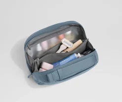Large Toiletry Bag in Coast Blue