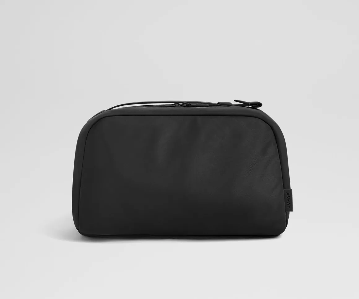 Large Toiletry Bag in Jet Black