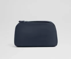 Large Toiletry Bag in Navy Blue
