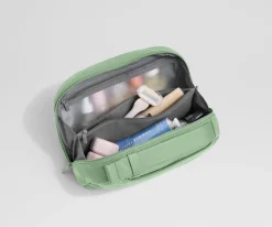 Large Toiletry Bag in Sea Green
