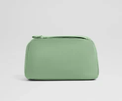Large Toiletry Bag in Sea Green