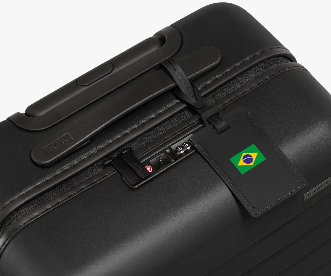 Match Day Luggage Tag in Brazil (Flag)