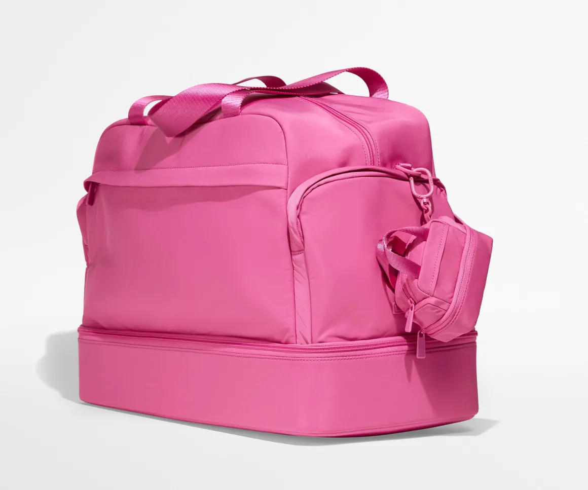 Micro Weekender Charm in Island Pink