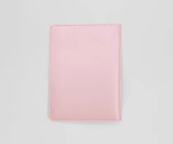 Passport Holder in Glacial Pink