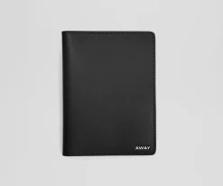 Passport Holder in Jet Black